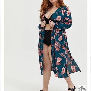 Torrid Georgette Kimono
